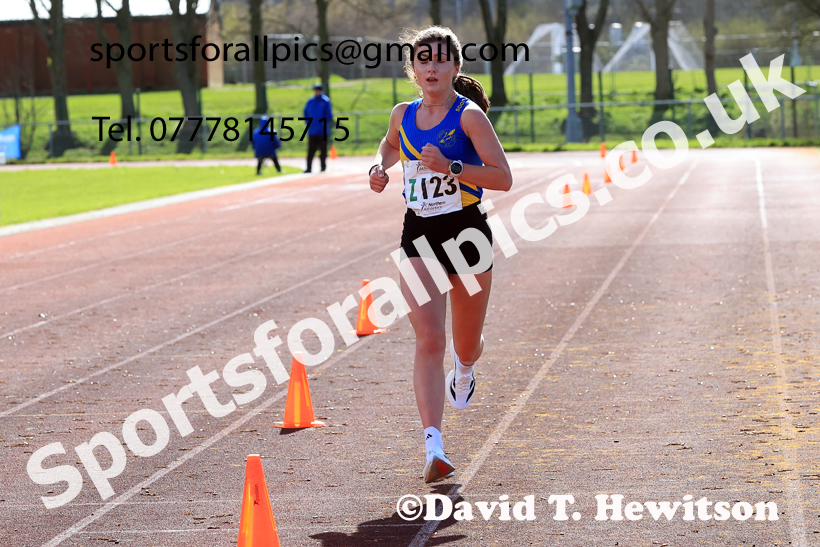 Senior Womens 6 Stage Road Relay, 2026 Northern Mens 12 and Womens 6 Stage Road Relays and Young Athletes 5k, Sheepmount Stadium, Carlisle. Photo: David T. Hewitson/Sports for All Pics